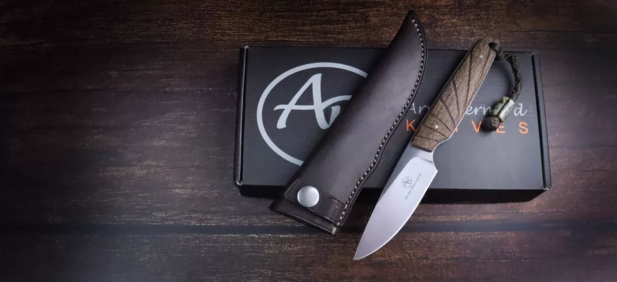 Hunting knife from Arno Bernard from 82mm