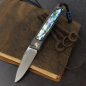 Preview: 25/032 Abalone | Rinkhals Arno Bernard | Fuller RWL34 Half stop | Titan slipjoint