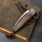 Preview: Arno Bernard Knives Rinkhals Titan Fuller Taschenmesser Ironwood RWL34 Half stop - 25/045