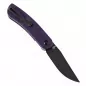Mobile Preview: Kansept Reverie Low Budget Version 154CM Steel G10 purple Folding Knife by Justin Lundquist