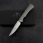 Preview: SK-X Slipjoint pocket knife - CPM20CV steel satin Handfinish full titanium