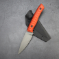 Preview: Abvberkauf - Forge Works Attender AEB-L Stahl Cryo Behandlung Griff G10 orange