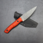 Preview: Abvberkauf - Forge Works Attender AEB-L Stahl Cryo Behandlung Griff G10 orange