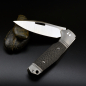 Preview: J.E. Made Knives Combustion CPM-S35VN Steel Carbon Titanium with Clip