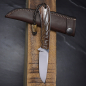 Preview: Seltenheit - Arno Bernard Knives Badger Jagdmesser mit Griraffenknochen und Böhler N690 Stahl