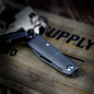 Preview: J.E. Made Knives Barlow Mini Titan mit S35VN stonewashed - Messer Schlüsselbund