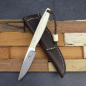 Preview: Bateleur knife with natural warthog tusk - Arno Bernard Knives