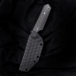 Preview: Special - Steffen Bender custom EDC knife M390 steel with carbon + MDK Kydex