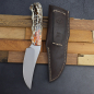 Preview: Sailfish - das moderne Bowie Jagdmesser von Arno Bernard Knives mit Kuduknochen