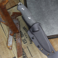 Preview: JE made Knives Duty-IV tolles Bushcraft / Freizeit Messer 12C27 Stahl