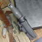 Preview: JE made Knives modernes Bushcraft Messer Scandi 12C27 Stahl