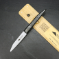 Preview: Abverkauf - Charles Canon Slipjoint Taschenmesser aus Frankreich mit Griff aus echter Kohle poliert