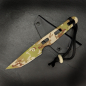 Preview: Forge Works CNC Hydra desert camo EDC knife 440C steel