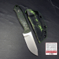Preview: SK01 EDC knife FAT carbon jungle incl. MDK Kydex sheath Aqua Zombie SB1+ steel