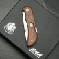 Preview: Sale - EKA knife 12C27 steel with backlock and bubinga wood pocket knife
