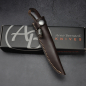 Preview: Fin & Feather von Arno Bernard Knives mit einem Griff aus Grenadillholz Stahl N690