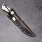 Preview: Fin & Fur with warthog tusk incl. high-quality leather sheath EDC knife with N690 steel