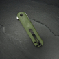 Preview: Foosa Linerlock knife from Kansept 154CM steel with G10 green design Rolf Helbig