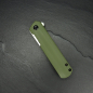 Preview: Foosa Linerlock Messer von Kansept 154CM Stahl mit G10 grün Design Rolf Helbig
