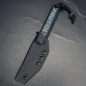 Preview: Forge Works - Gentleman - EDC knife with 3mm AEB-L steel with FAT Carbon blue