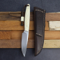 Preview: Bateleur knife with natural warthog tusk - Arno Bernard Knives