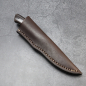 Preview: Galago Grenadillholz - Arno Bernard Knives kleines EDC Messer mit N690 Stahl und Lederscheide