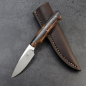 Preview: Galago Ironwood - Arno Bernard Knives kleines EDC Messer mit N690 Stahl und Lederscheide