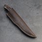 Preview: Galago Ironwood - Arno Bernard Knives kleines EDC Messer mit N690 Stahl und Lederscheide