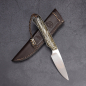 Preview: Marmoset Arno Bernard Knives schmales EDC Messer aus N690 mit Griff Griaffenknochen