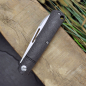 Preview: J.E. Made Knives Gunstock Stonewashed Blade CPM-S35Vn Handle made of carbon Slipjoint Pocket knife