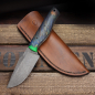 Preview: Custom SK05 Harpoon Carbonstahl 1.2419 EDC Messer stabilisiertes Ahorn produziert Heidi Blacksmith