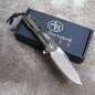 Preview: Folder Fuller Arno Bernard Knives iMamba Kudu Knochen grün + Titangriff RWL-34 - Framelock