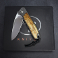 Preview: iMamba Folder Messer Arno Bernard Knives | Fuller | Maserahorn | Titangriff RWL-34 | Washer German Edition - 24/505