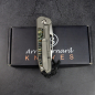 Preview: SALE - German Edition skeletonized - Arno Bernard Knives iMamba RWL-34 mammoth molar green titanium 24/178