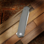 Preview: Integra Kansept Knives mit M390 satin Klinge und Titangriff Design JK Knives - Framelock