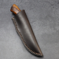 Preview: Gecko Ironwood by Arno Bernard Knives with N690 steel EDC knife with leather sheath - first time