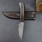 Preview: Jackal - Arno Bernard Knives small hunting knife with African Blackwood / Grenadilla wood N690 steel