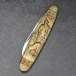 Preview: Cactus men's pocket knife from the 60s - embossed hunting / hunting dog handle