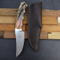 Preview: Sailfish - das moderne Bowie Jagdmesser von Arno Bernard Knives mit Kuduknochen