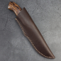 Preview: Zebra - Arno Bernard Knives with Ironwood steel incl. leather sheath