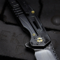 Preview: Folder Combustion 2018 - JE made Knives M390 Klinge Titangriff black Messer mit Geschichte