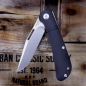 Preview: Ancient Spring Lanny's Clip G10 Black Steel D2 Low Budget Pocket Knife Je made Knives
