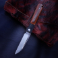 Preview: Lambfoot Micarta - J.E. Made Knives Slipjoint pocket knife Steel M390 and titanium