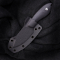 Preview: JE made knives Mini-Q Sandvik 12C27 All black - G10 schwarz