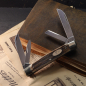 Preview: Jim Bowie 4tlg. Congress Taschenmesser mit Hirschhorn
