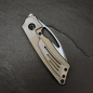 Preview: Kansept Goblin compass knife titanium bronze anodized with clip
