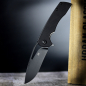 Preview: Kansept Knives "Low budget" Kryo Linerlock Folder G10 and knife blade coated in D2 black