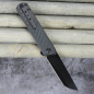 Preview: Foosa Slipjoint pocket knife with flipper from Kansept Knives and Twill Carbon Fiber
