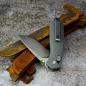 Preview: James Brand - Carter Messer G10 grau mit slidelock und bronze Washern Stahl VG10