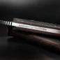 Preview: Steffen Bender Custom EDC Messer M390 Stahl Lightning Strike Carbon + MDK Kydex und Original